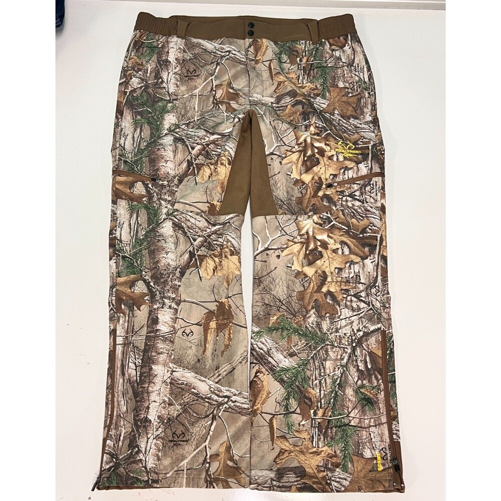 Realtree Xtra Pants Mens XXL Camo Fleece Lined Hunting Softshell Outdoor